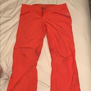 Burton hot pink ski pants